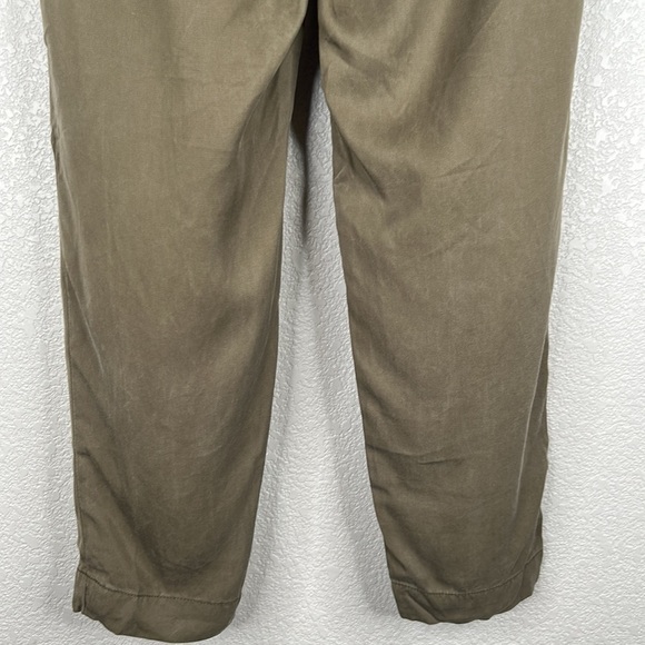 GAP Olive Green Lyocell Pants Size 2 Regular - Picture 7 of 9